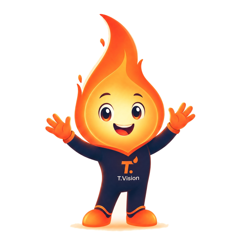 Design.ai 火焰 mascot
